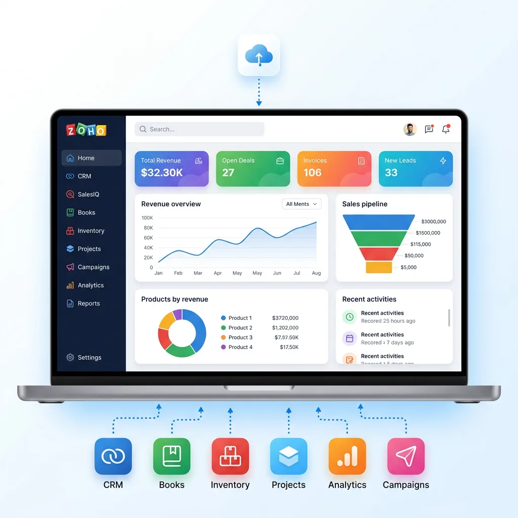 Full brokerage operating system dashboard